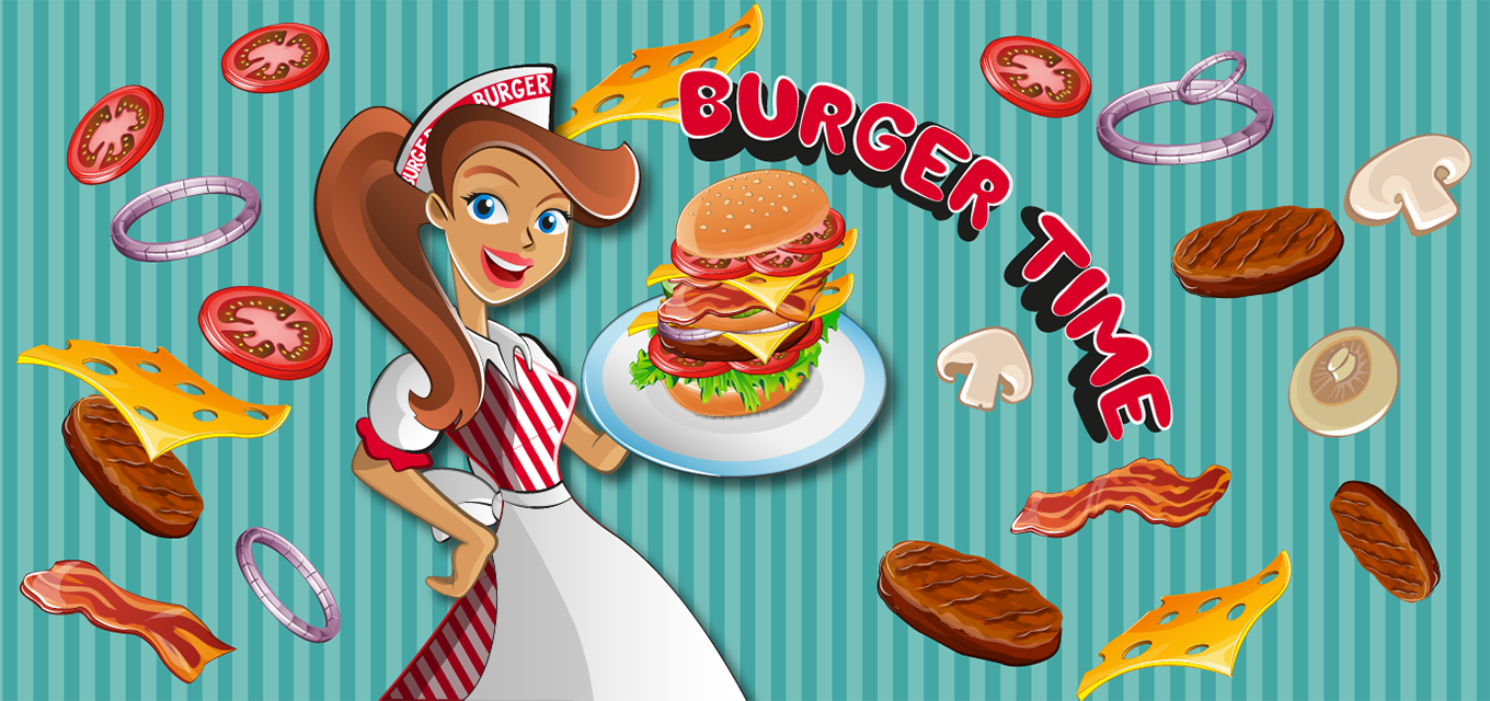 Burger Rush: Fast Food Frenzy