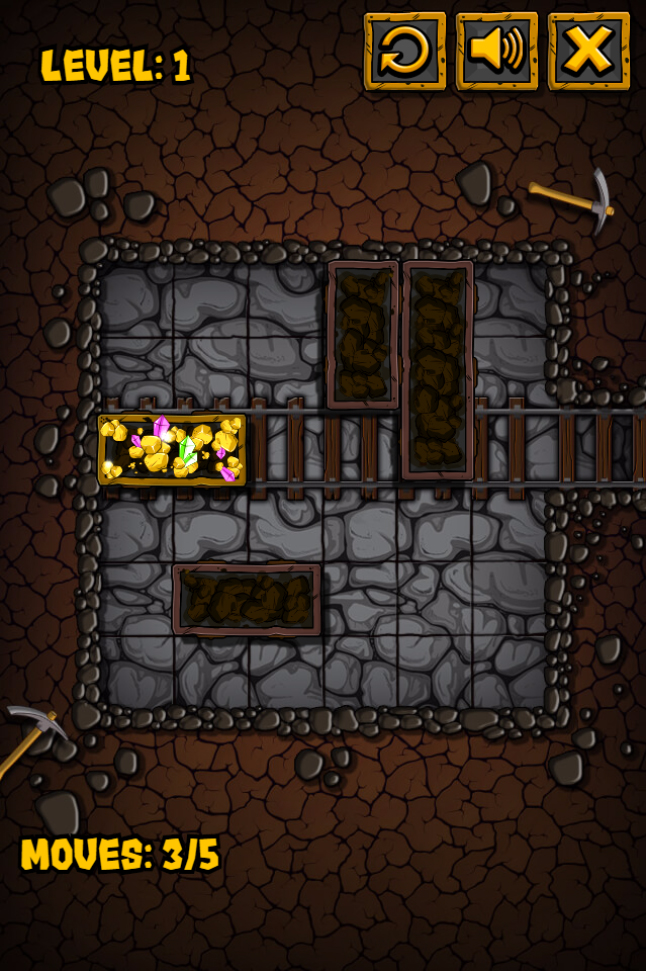 Gold Rush Escape: Mine Cart Puzzle
